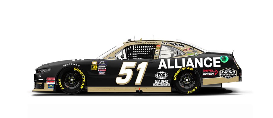 Jeremy Clements' paint scheme for Darlington.