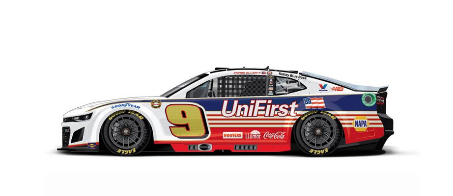Chase Elliott's paint scheme for Darlington.