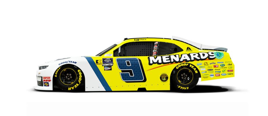 Brandon Jones' paint scheme for Darlington.