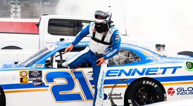 Featured image for Austin Hill ‘on the cusp’ after runner-up day, leaves Darlington with Xfinity points lead