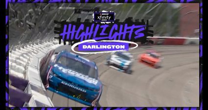 William Byron gets into the wall early at Darlington