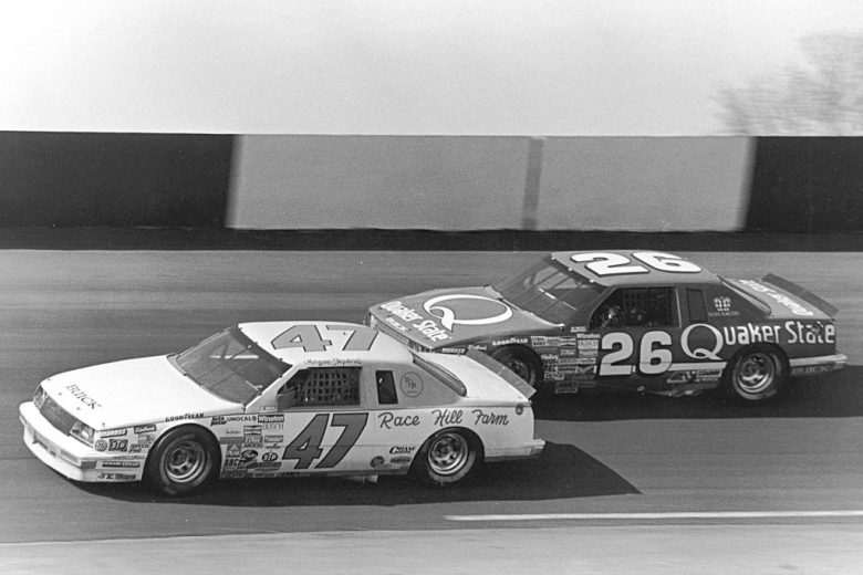 Morgan Shepherd races in his No. 47 Buick.