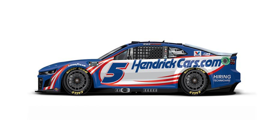 Kyle Larson's paint scheme for North Wilkesboro.