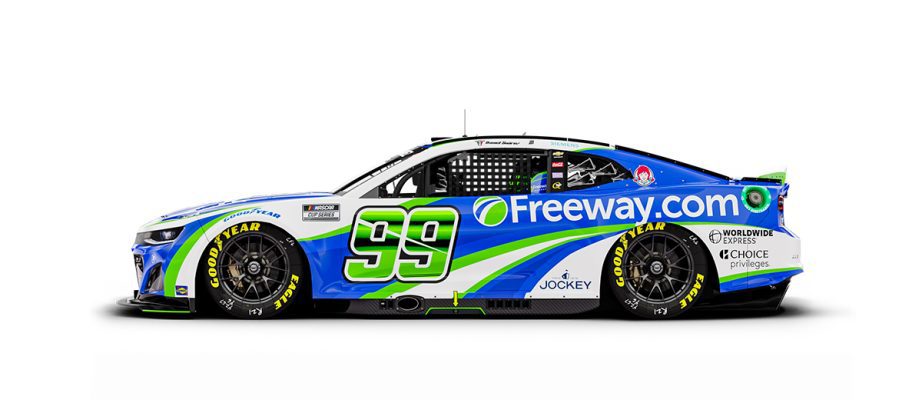 Daniel Suárez's paint scheme for North Wilkesboro.
