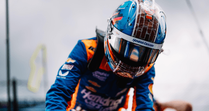 Scenes of Kyle Larson at Indianapolis 500 practice