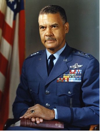 Bengamin O. Davis Jr. poses for a photo.