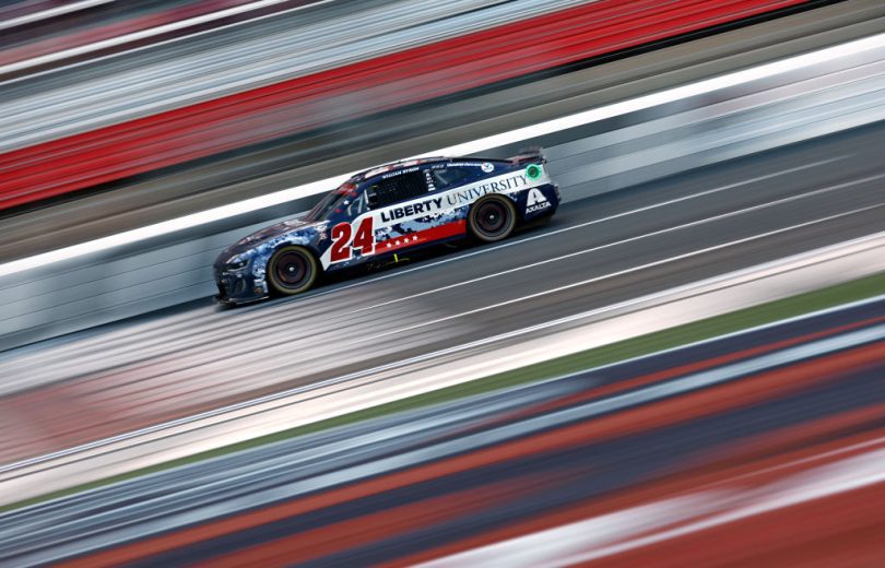 William Byron drives at Charlotte