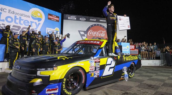 Featured image for Nick Sanchez wins at Charlotte, collects Triple Truck Challenge bonus