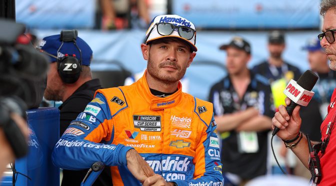 Featured image for NASCAR garage eager to watch Kyle Larson attempt Indy, Charlotte double