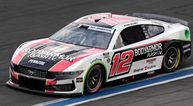 Defending Coca-Cola 600 winner Ryan Blaney out after slamming wall with blown tire