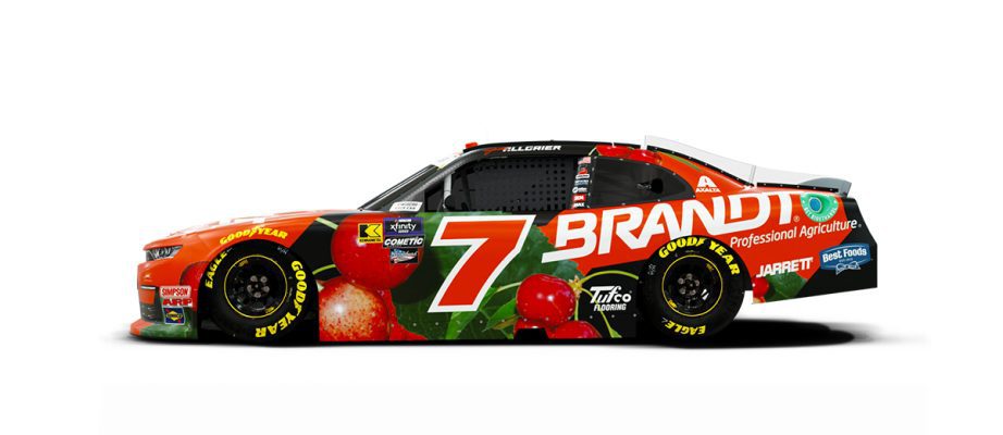 Justin Allgaier's paint scheme for Portland.