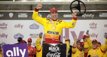 Joey Logano outlasts five overtimes at Nashville, grabs first Cup win of 2024