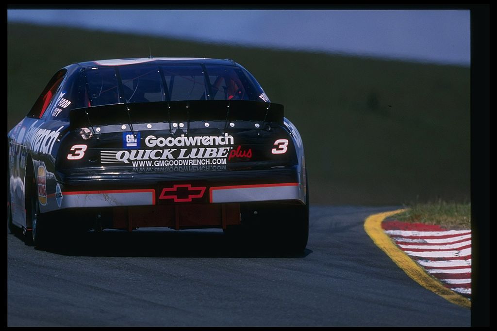 Dale Earnhardt drives at Sonoma.