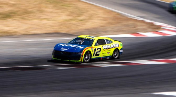 Ryan Blaney tops Friday’s practice session at Sonoma