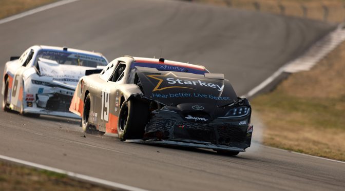 Featured Image for Ty Gibbs, Chandler Smith, others collected in significant multicar wreck at Sonoma