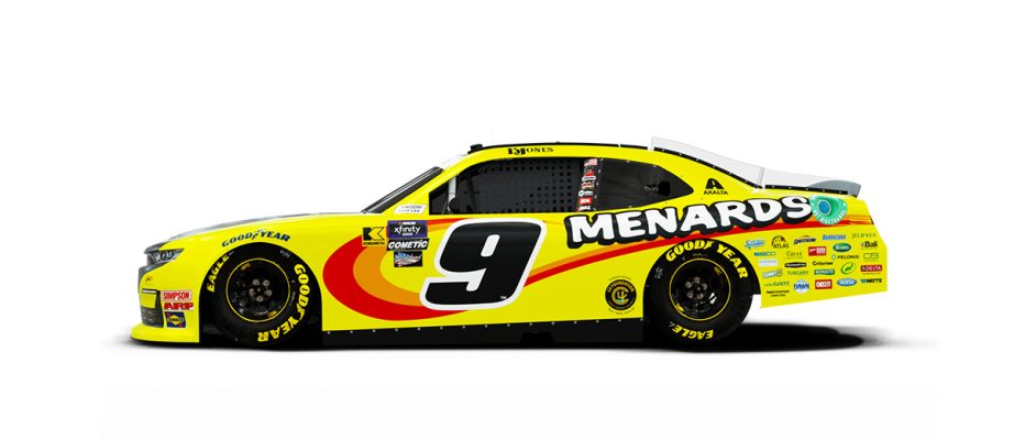 Brandon Jones' paint scheme for Iowa.