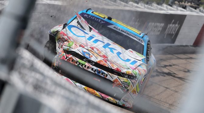 Featured image for Allmendinger, Allgaier among Xfinity stars sidelined by flattened Iowa tires