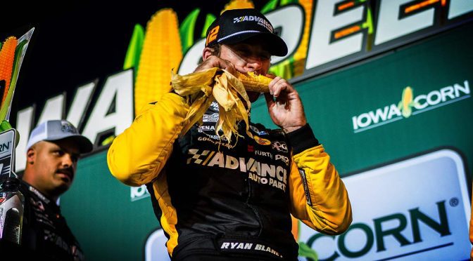 Featured image for Outstanding in his field: Ryan Blaney celebrates Iowa breakthrough with heartfelt family gathering