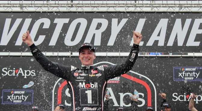 Featured Image for Bell wards off Creed, Custer in OT, extends Xfinity win streak in New Hampshire