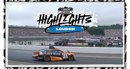 Daniel Hemric goes for a spin in Stage 2