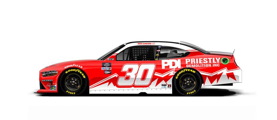 Noah Gragson's paint scheme for Nashville.