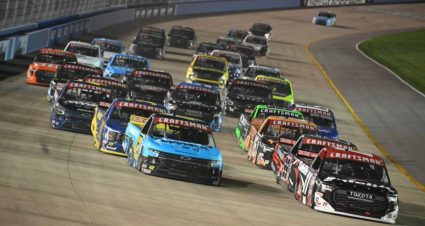 Truck Series racing at Nashville.