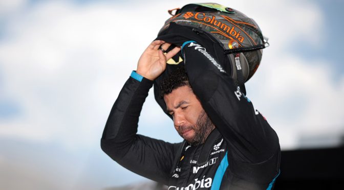Bubba Wallace keeps focus on track after reported dispute with Aric Almirola