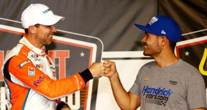 History of notable run-ins between Denny Hamlin, Kyle Larson