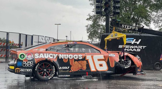 Defending Chicago winner Shane van Gisbergen’s day ends early in Stage 2