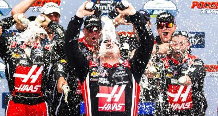 Cole Custer holds off Justin Allgaier at Pocono for first Xfinity Series win of season
