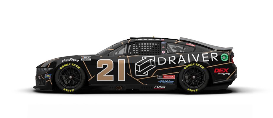 Harrison Burton's paint scheme for Indianapolis.