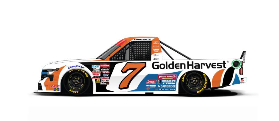 Sammy Smith's paint scheme for Indianapolis.