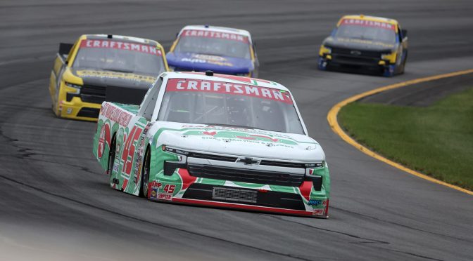Featured Image for NASCAR fines No. 45 Truck Series crew chief for lug-nut violation