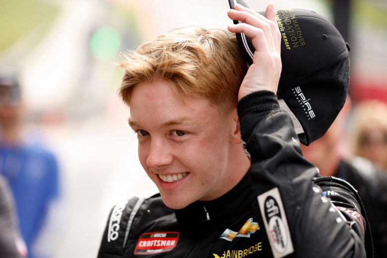 Connor Zilisch smiles.