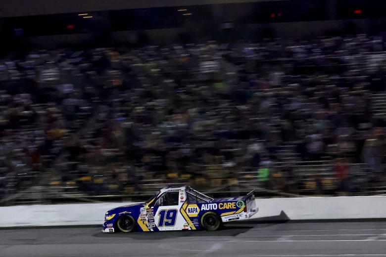 Christian Eckes drives at IRP.