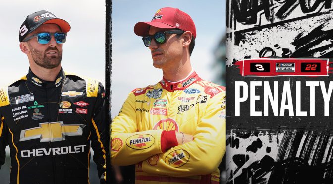 Featured Image for NASCAR officials drop Austin Dillon from Cup Series Playoffs; Logano fined