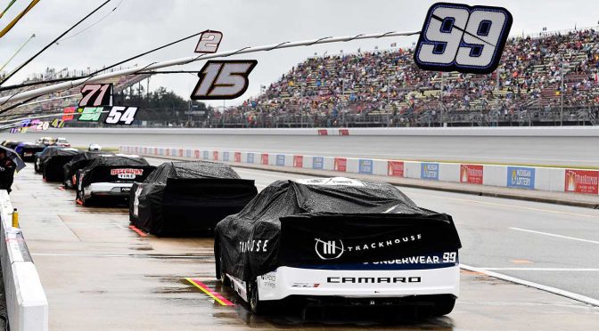 Featured image for Rain postpones Cup Series race at Michigan to Monday finish