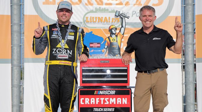 Layne Riggs claims first career win at Milwaukee | NASCAR