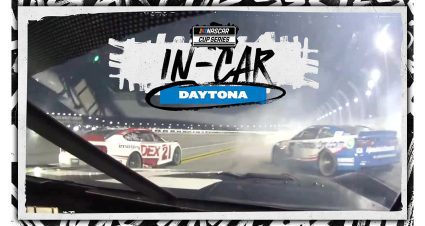 In-car camera: Ride with Ryan Blaney as he avoids Daytona wreck