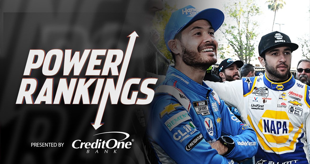 kyle larsn chase elliott power rankings graphic