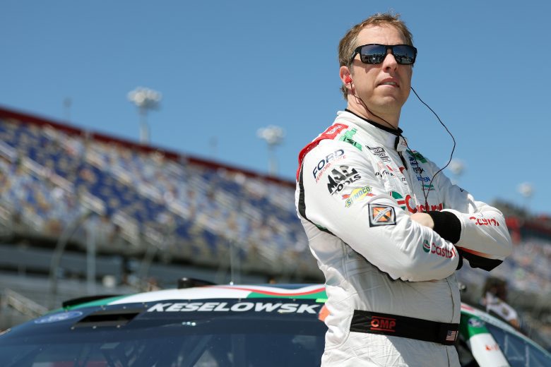 keselowski looks on