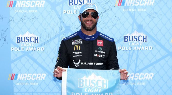 Bubba Wallace snags crucial Busch Light Pole at Darlington