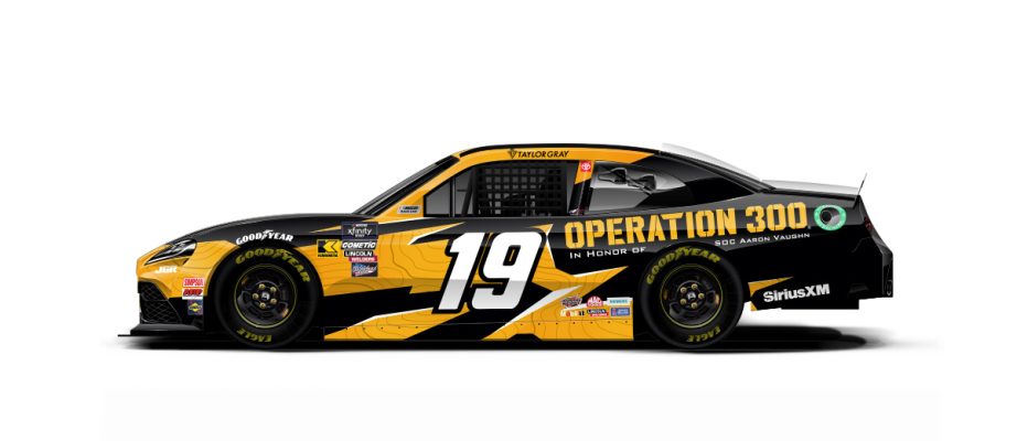 Taylor Gray's paint scheme for Atlanta.