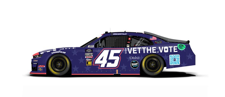 Garrett Smithley's paint scheme for Atlanta.