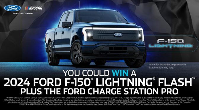 Chance to win 2024 Ford F-150 Lightning Flash | NASCAR