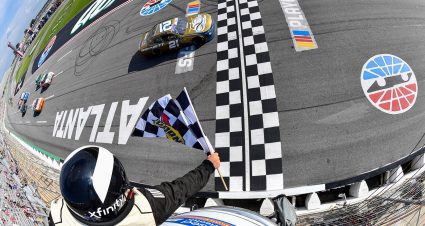 Austin Hill wins wild Xfinity Series race at Atlanta for season sweep