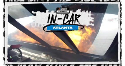 In-car: Kyle Larson, Chase Briscoe make heavy contact at Atlanta