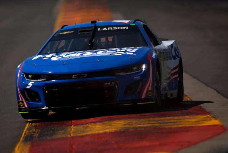 larson drives at The Glen