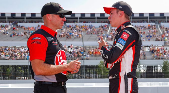 Adam Stevens back in the swing at the track after freak leg injury