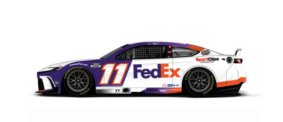 Denny Hamlin's paint scheme for Bristol.